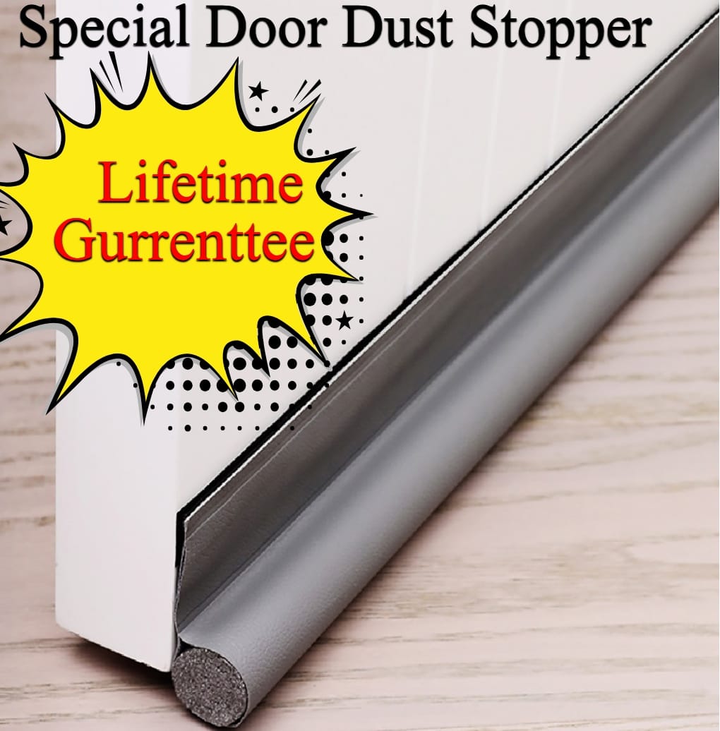 Premium PU Leather Door Bottom Seal Strip with Self-Adhesive and Velcro Closure - Durable Noise/Insect/Weatherproof Gap Tapes