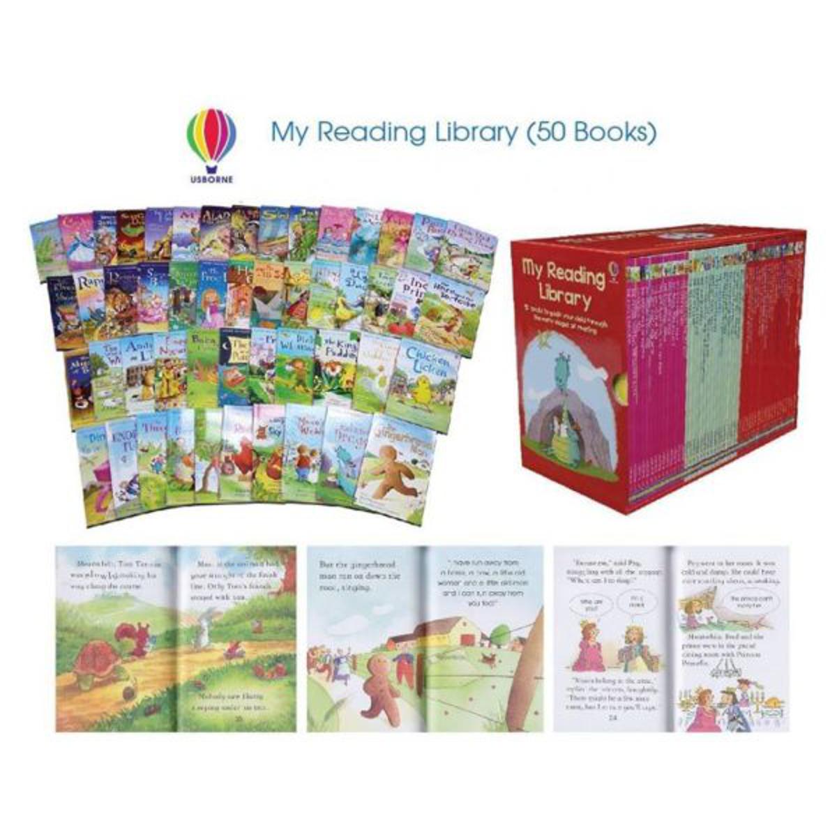92%新品 My Reading Library 50冊セット Usborne NEW Usborne My Reading Library 50 Books Collection Box Set