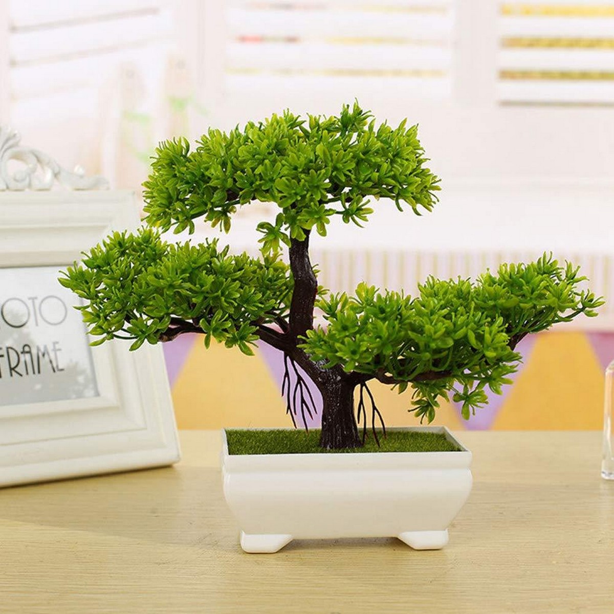 Green Artificial Bonsai Decorative  Flowers Plants best for Home and office Decor