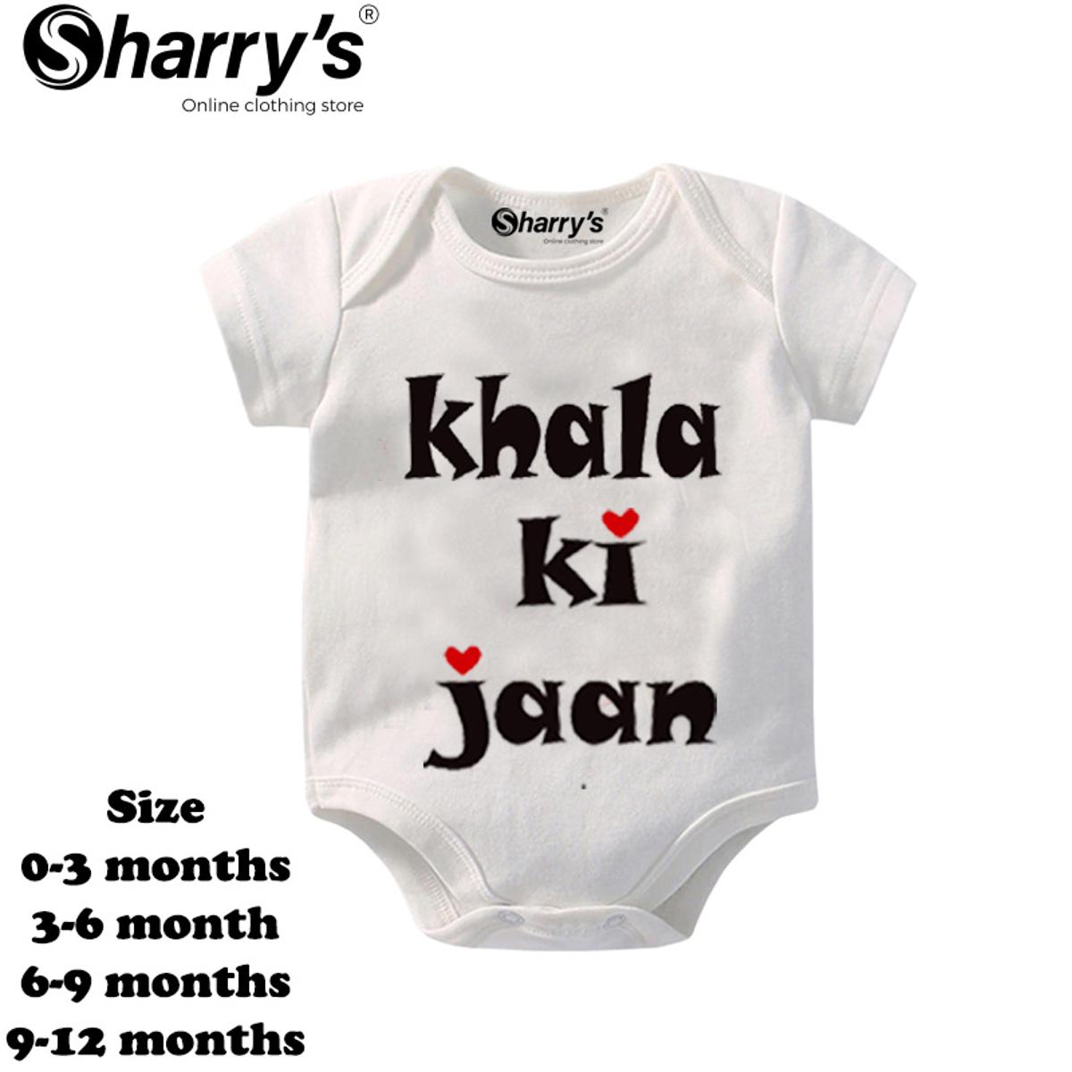 Sharrys Half Sleeves Baby Romper Bodysuit For Babies infant Onesis 0-14 Months Summer Wear Trendy Printed