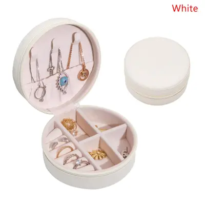 1pc Large Capacity Earring Storage Box Ring Bracelet Necklace Holder Jewelry  Organizer