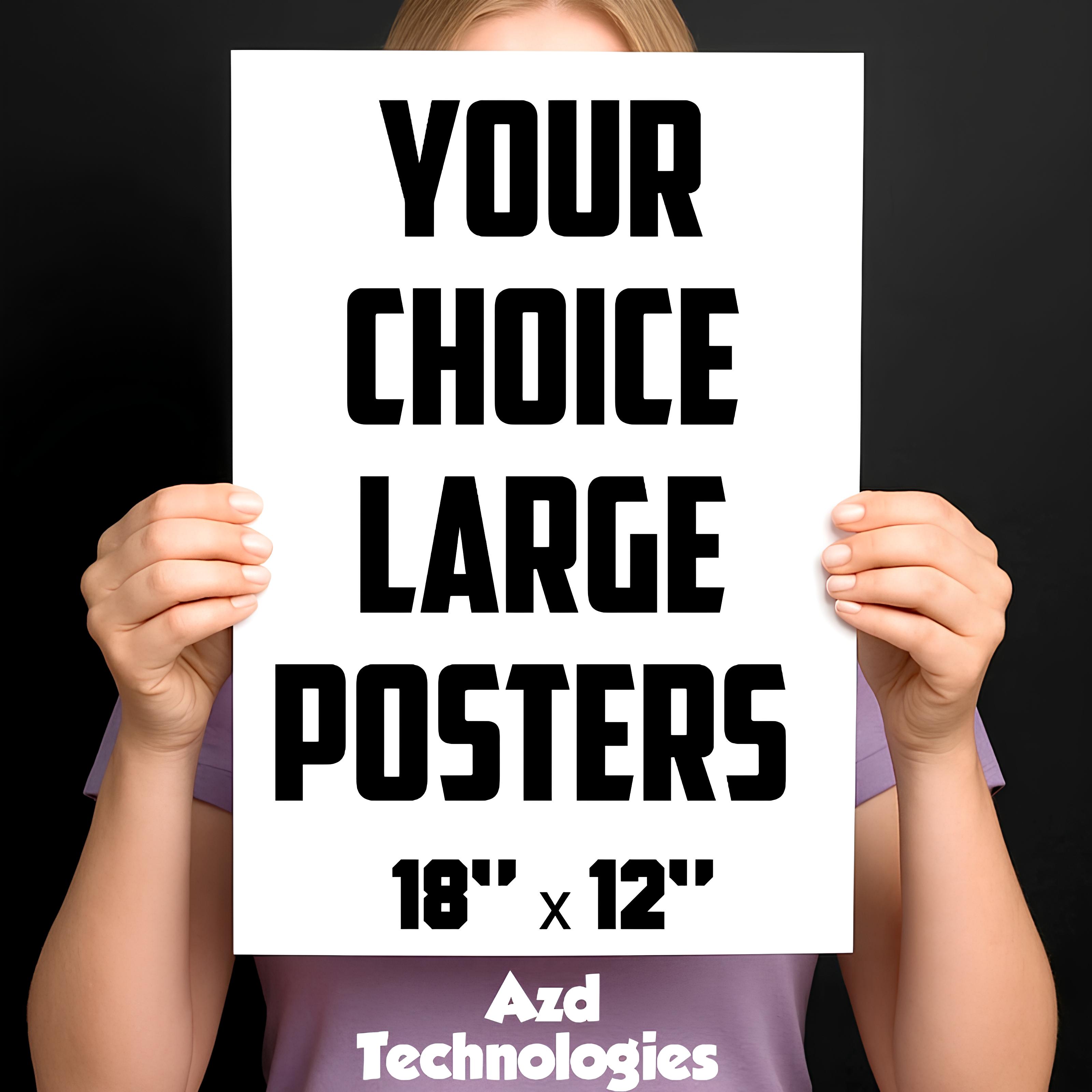 Gaming Posters of your choice 50 Cards 4x6 For Wall Decor - Gaming Room