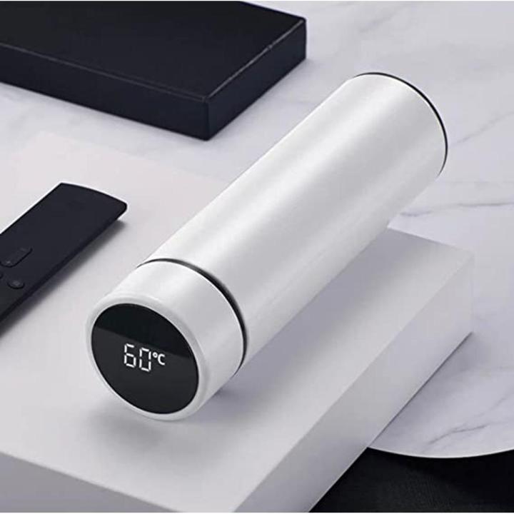 500ML Smart Thermos Water Bottle Led Digital Temperature Display Stainless Steel Coffee Thermal Mugs Intelligent Insulation Cups