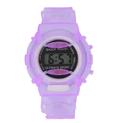 Purple hot sale waterproof watch