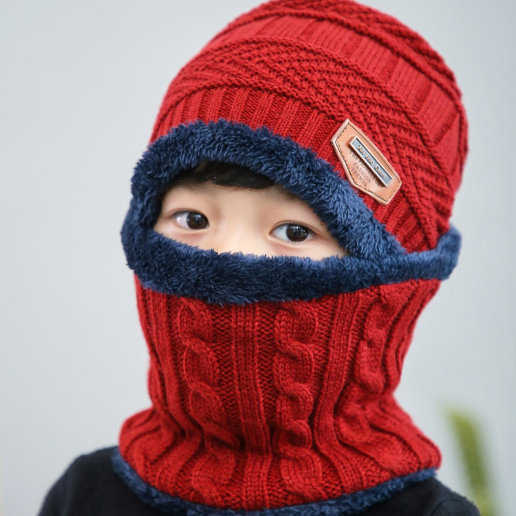 Winter Cap, Baby Size Thick Knitted 