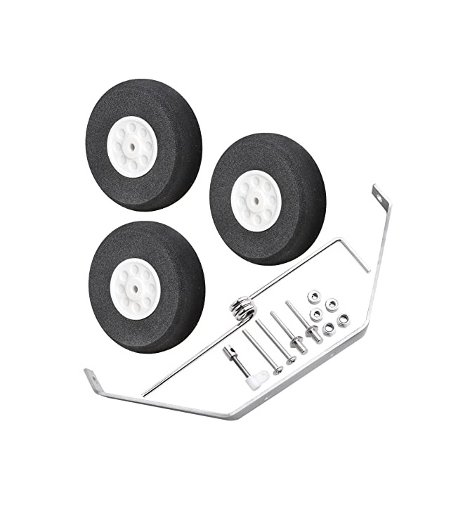 Aluminum Landing Gear Wheel Kit RC Airplane Cessna 182 Parts Replacement