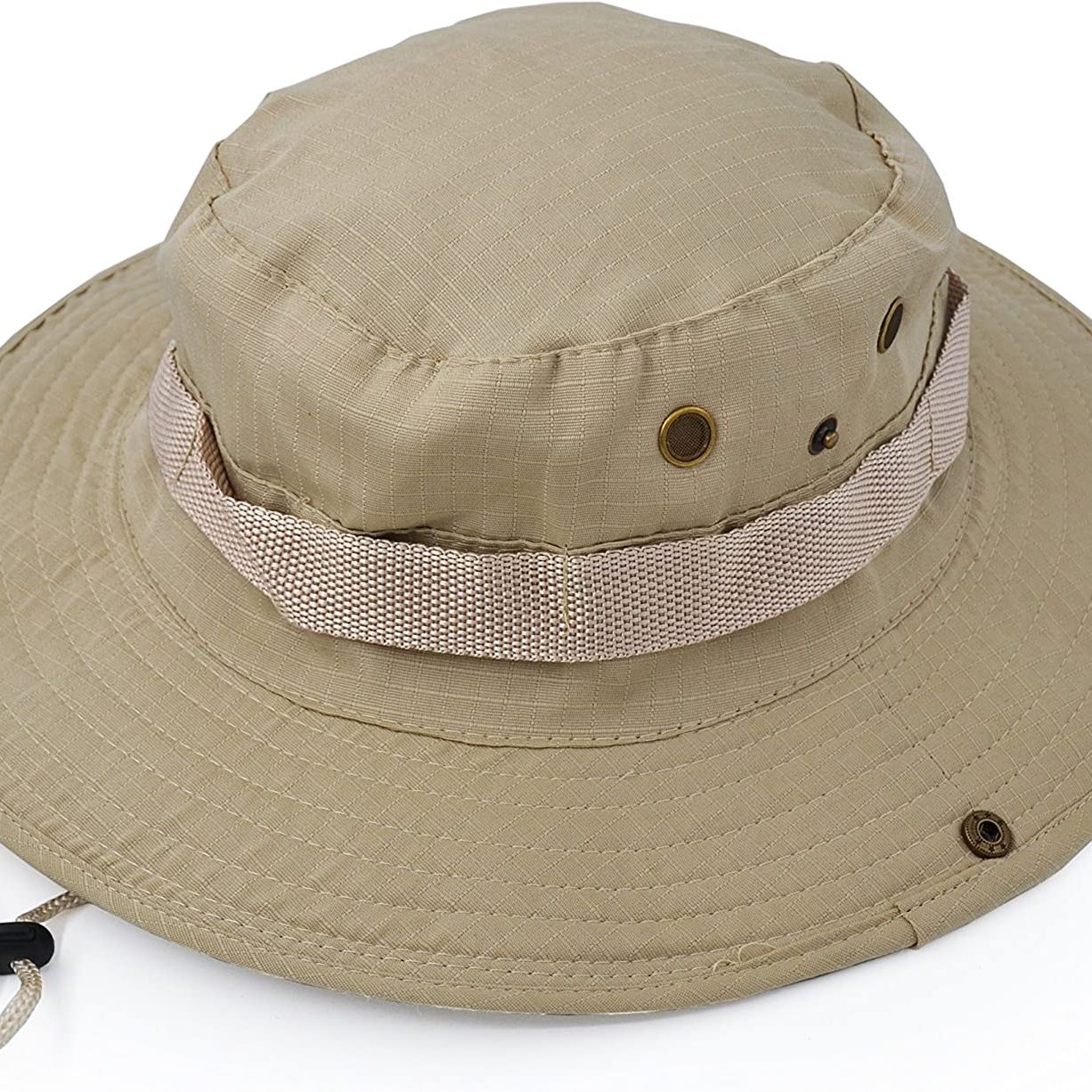 Waterproof Outdoor Wide Brim Sun Hat, Fishing Hiking Sun Boonie Hat for Men & Women