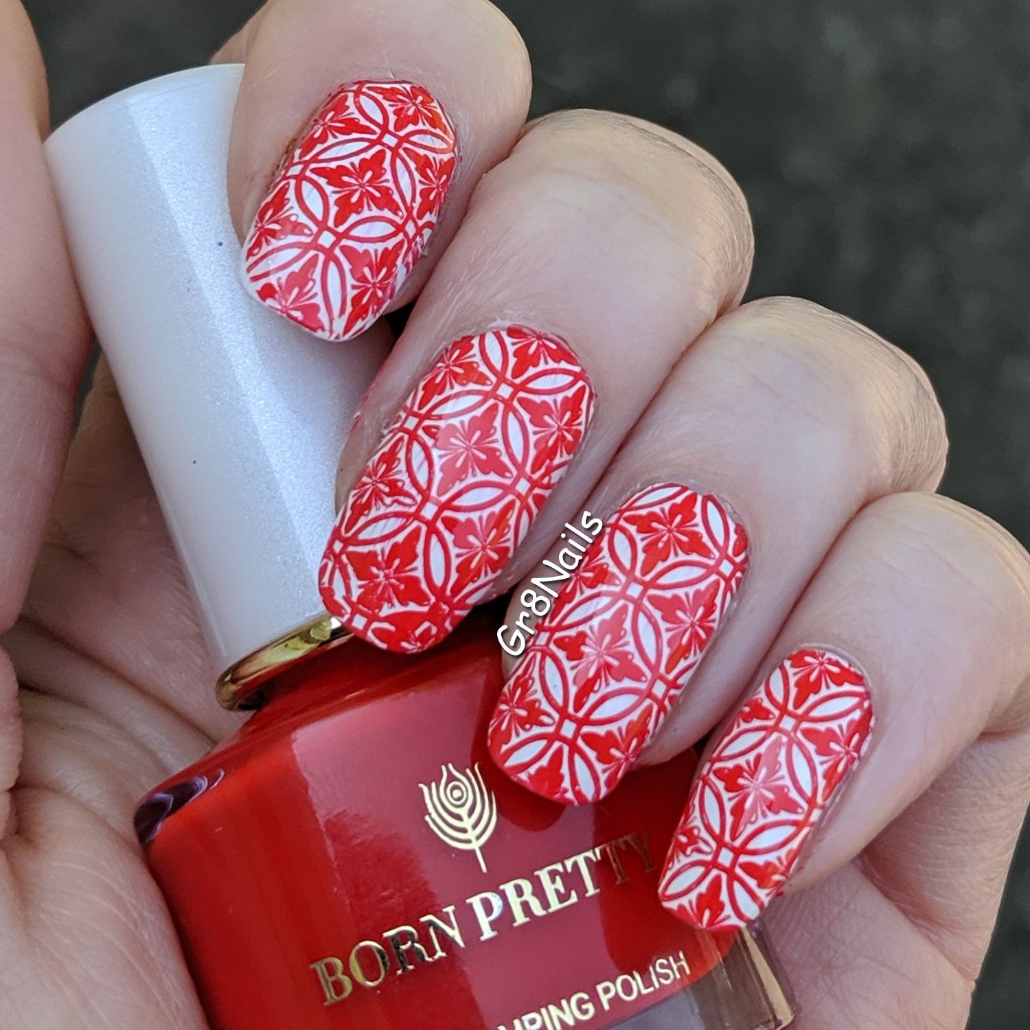 BORN PRETTY 7ml Nail Stamping Polish Red Color Nail Art Varnish for  Manicure Design Printing Painting Nails Tools: Buy Online at Best Prices in  Pakistan | Daraz.pk
