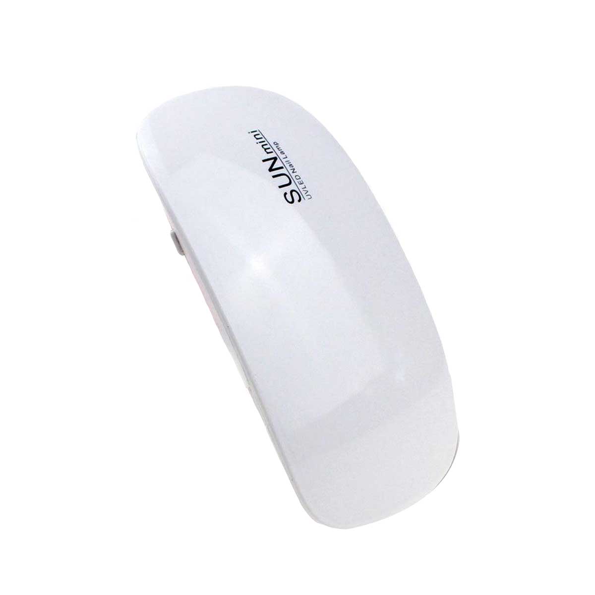 6W LED UV Nail Dryer Curing Lamp Light Portable for Gel Based Polishes Manicure/Pedicure 2 Timing Setting 45s/60s