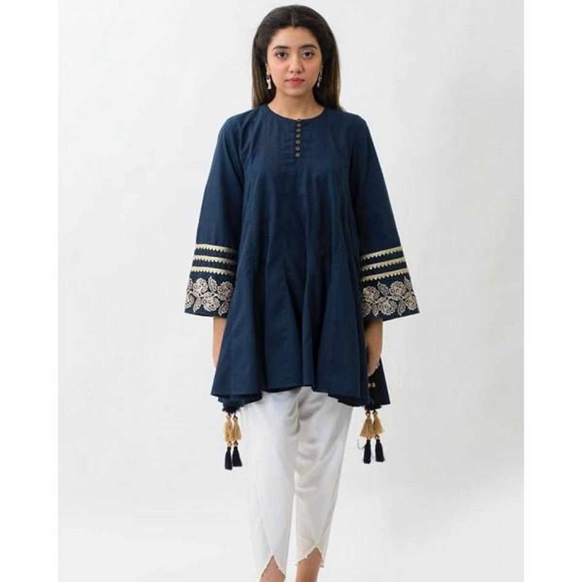 shirt style ladies kurti