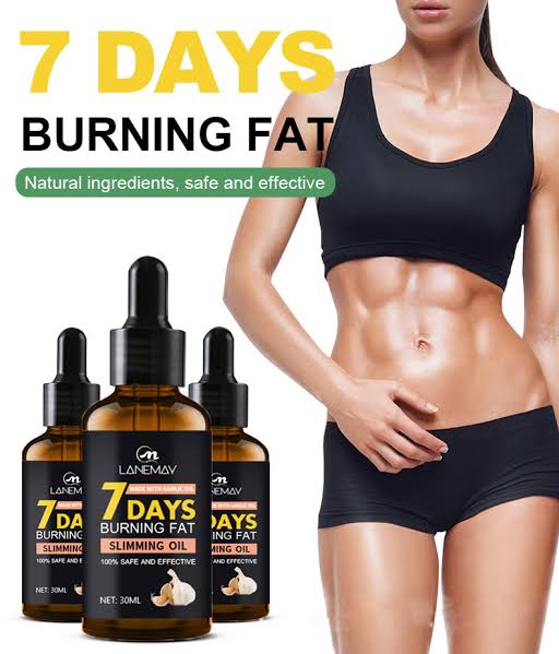 7 Days Slimming Oil for Weight Loss – Fast Fat Burning Body Massage Oil for Belly, Thighs, Arms and Waist | Natural Herbal Formula for Men and Women | Anti-Cellulite Toning Oil for Full Body Massage