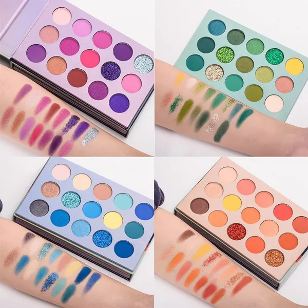4 In1 Makeup Board Eyeshadow Palette 60 Colors Eyeshadow Matte Glitters Eyeshadow