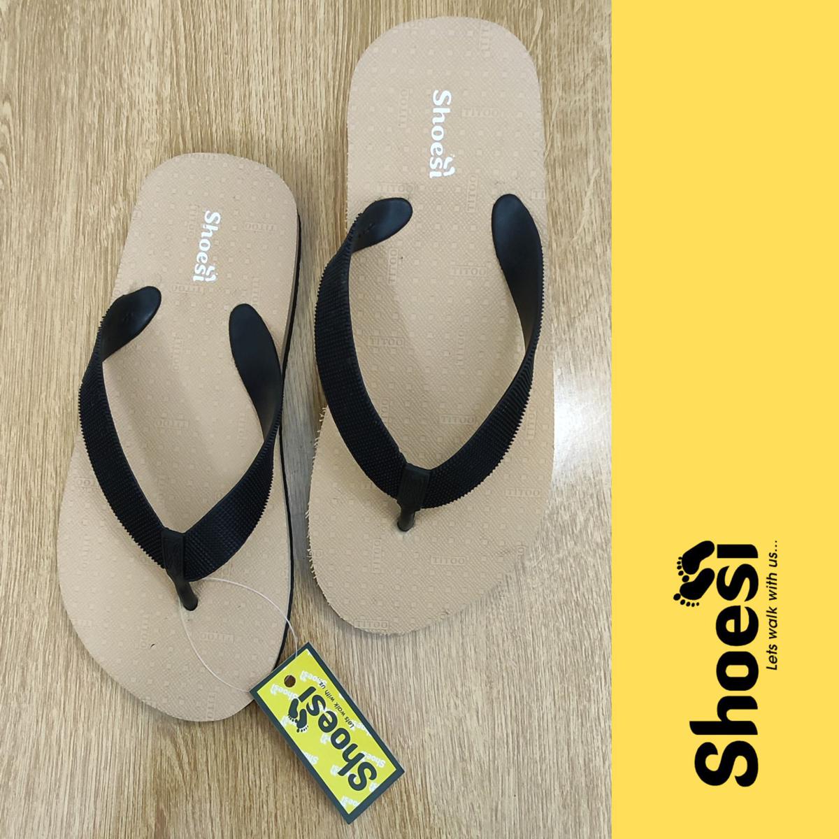 Stylish Cream Slippers | Flip Flops | Chappal