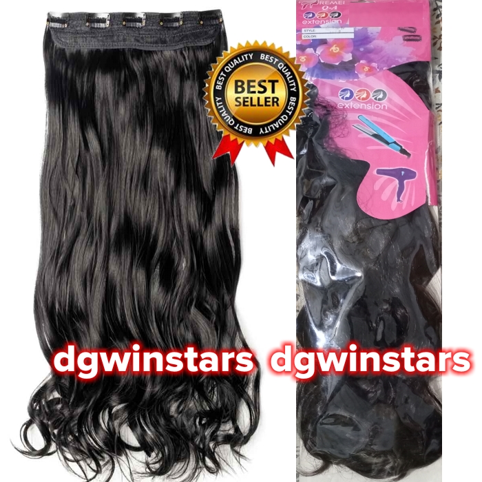 Hair Wig for Girls Long Curly Hair Extension Kashi Wig Clips 30 Inch For Women