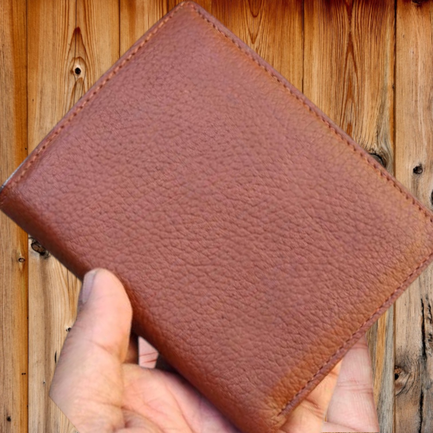 Premium Men Leather Wallet with Multiple Card Slots and Zipper - Fashion Accessory