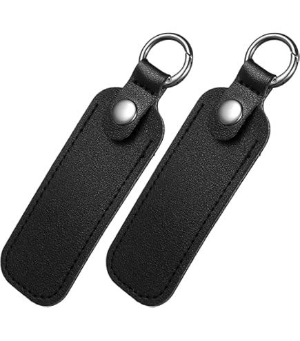 Flash Drive Casee - Flash Drive Storage Bag, Small Portable Storage Carrying Case, Leather StorageE Case, Protective Cover, Small, Multiple Uses with Key Ring for USB FlashH Drives, Car Owners