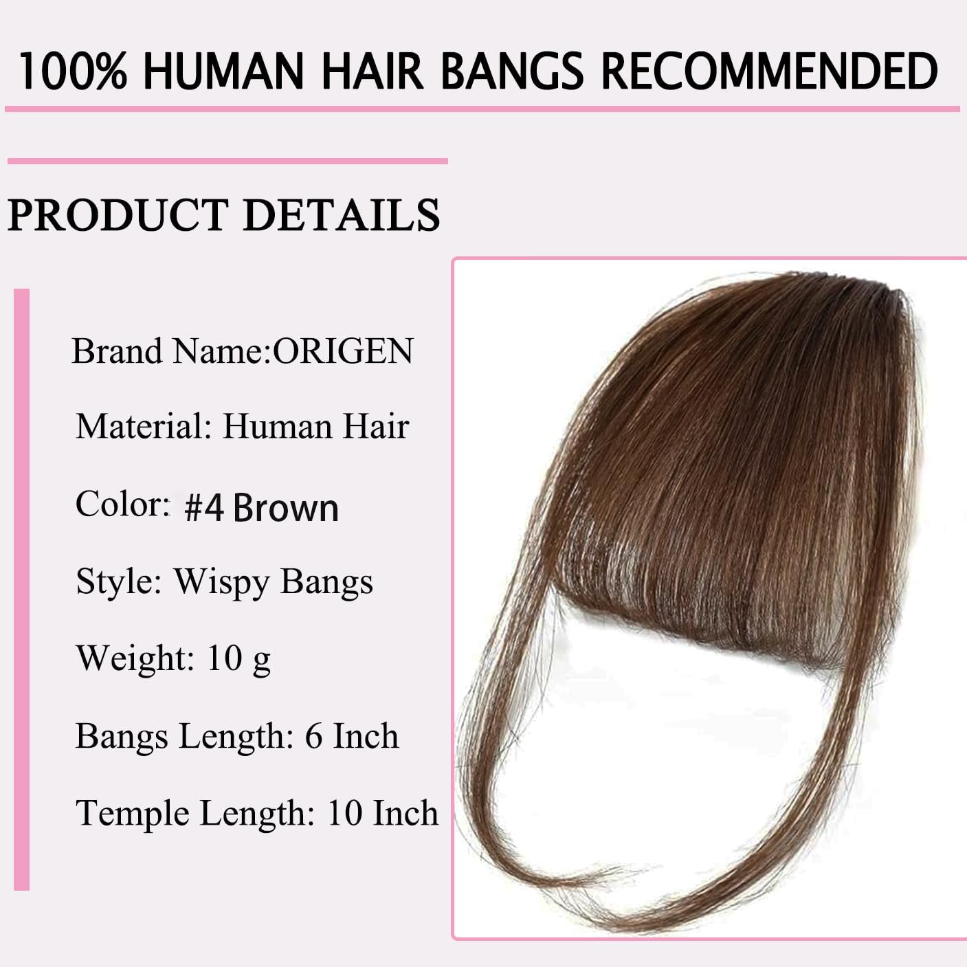 Hair Extensions Ultra Thin 3D Air Clip in Bangs Hairpiece with Nice Net Natural Flat Neat Bangs for Women
