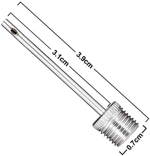 10 Piece Set of Inflation Pump Needles by Crown Sporting Goods football air pump needles