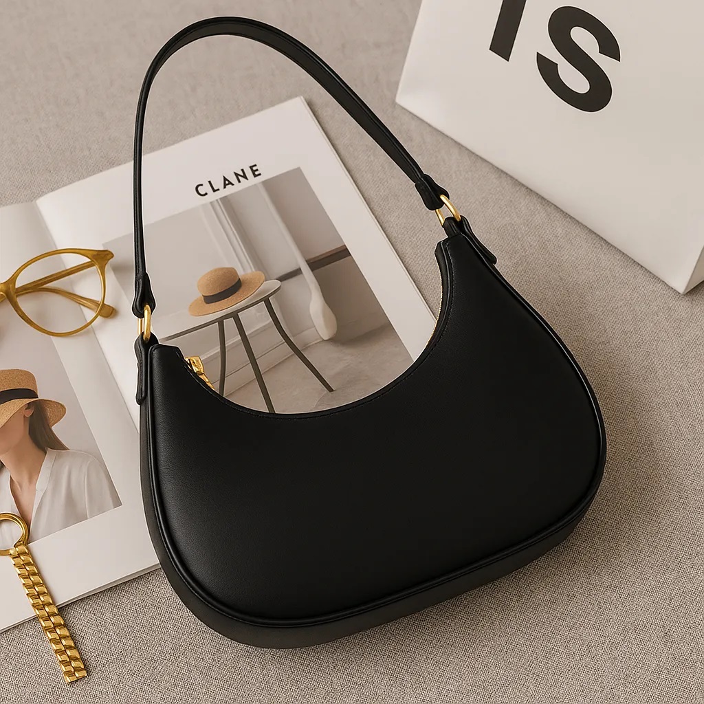 Stylish Riva Shoulder Bag for Women - PU Leather Underarm Handbag - Casual and Formal Ladies Bag - Fashionable Lightweight Handbag for Daily Use & Special Occasions
