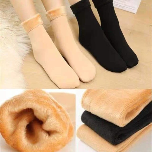 Women’s Winter Warm Thicken Thermal Socks - Wool Cashmere Blend for Snow and Sleep