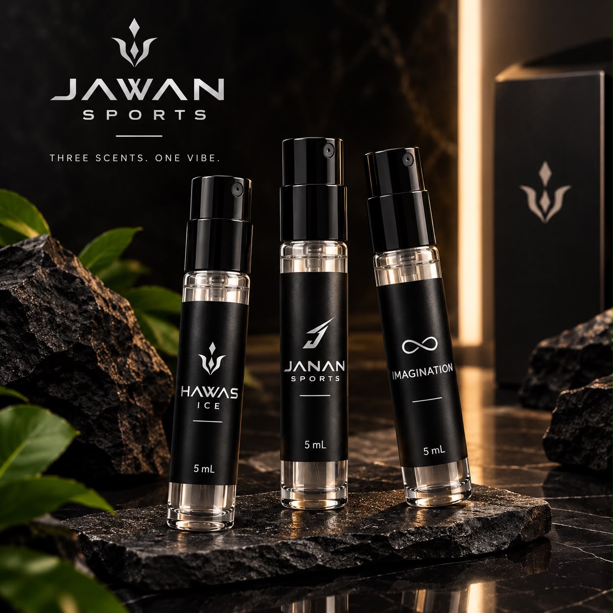 Janan, Hawas Ice & Imagination Perfume Testers 10ml | Premium Long-Lasting Fragrance Spray