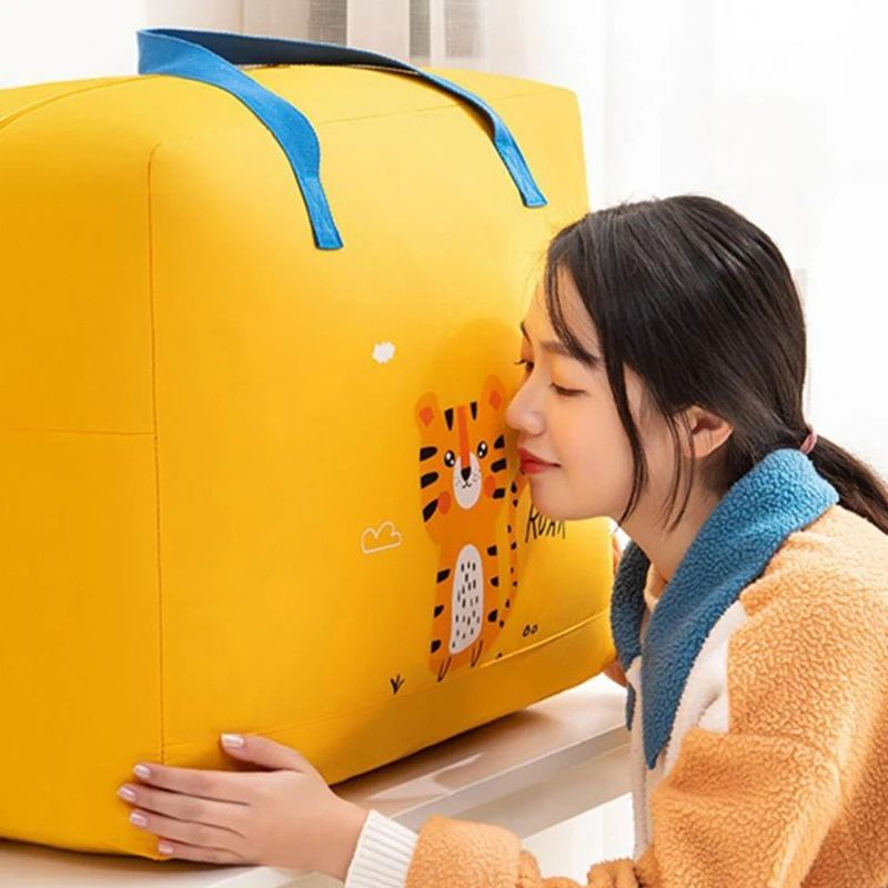 MiniMe Baby Bag Pregnant Women's Large Capacity Childbirth Bag Quilt Storage Bag Moving Bag Portable Diaper Free Baby Supplies Travel Bag