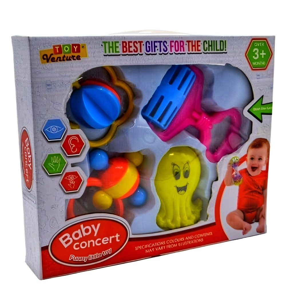 Baby Rattles Teether Toy Teeth Biting For Babies Rattle Toddler Teething Bed Bell For Newborn Babies