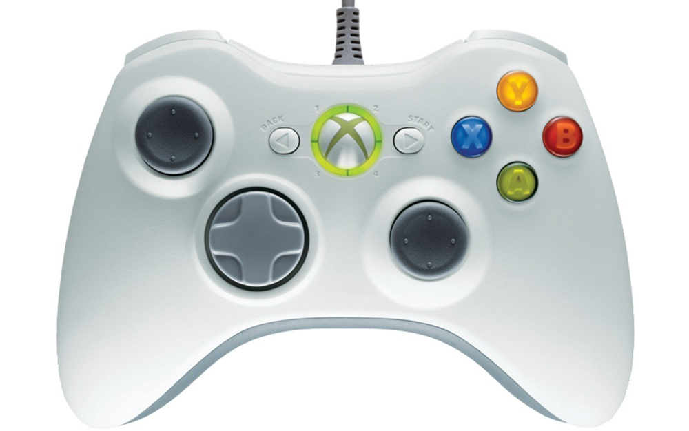 Xbox 360 Controller for Windows & Xbox 360 Console Wired USB Joystick Support PC Laptop[WHITE]
