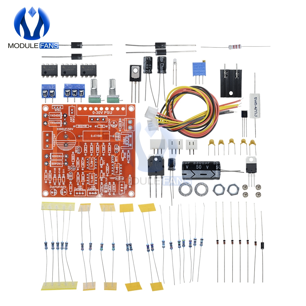 【All Of Me】DIY Kit Adjustable DC Regulated Power Supply Module For ...
