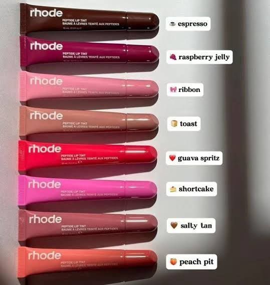 Rhode peptide Lip Tint Glossy/Moisturized lip tint in different shades