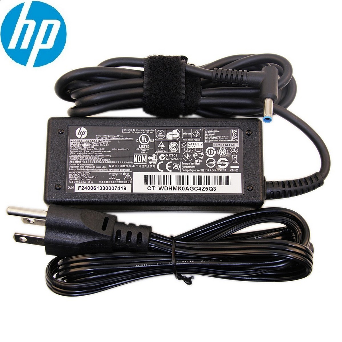 Hp Sleekbook Laptop Charger 19 5v 3 33a Pin 4 5x3 0 Whit Power Cable Buy Online At Best Prices In Pakistan Daraz Pk