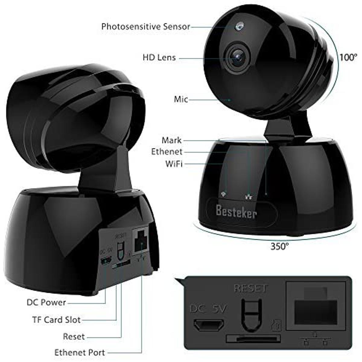 Kamtron 720p Serene Life Camera SereneLife IPCAMHD30 IP WIFI 720p