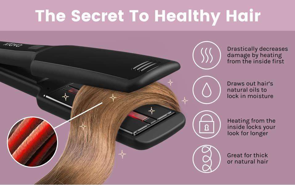 xtava infrared flat iron hair straightener reviews