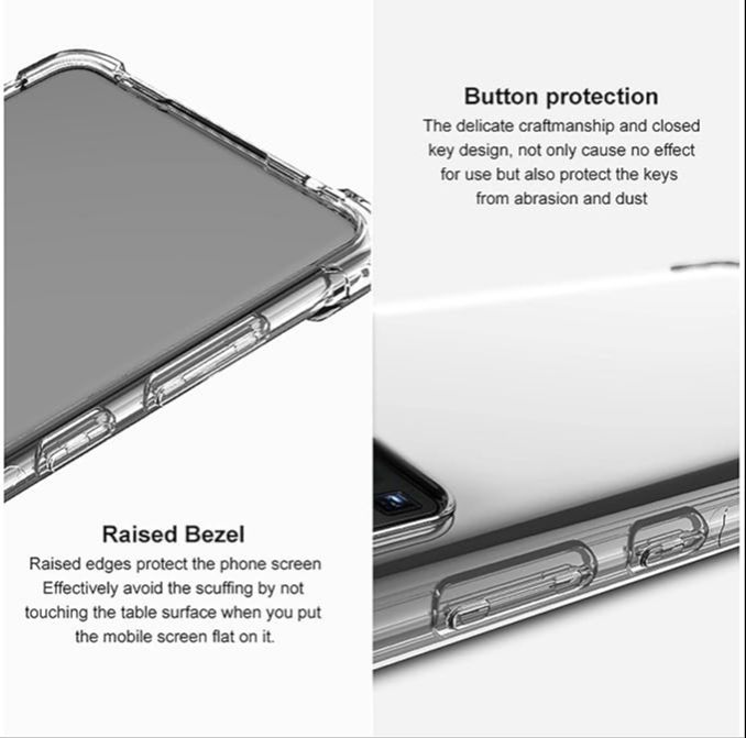 Realme C61 Back Cover Transparent Extra Bumper Anti Shock Soft Crystal Clear Cover
