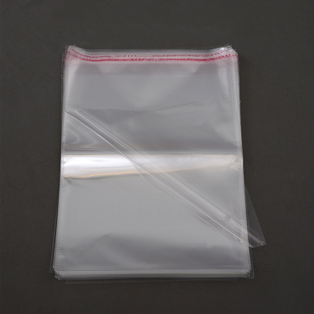 Retailvibes Self Adhesive BOPP Transparent Plastic Poly Bag Packing