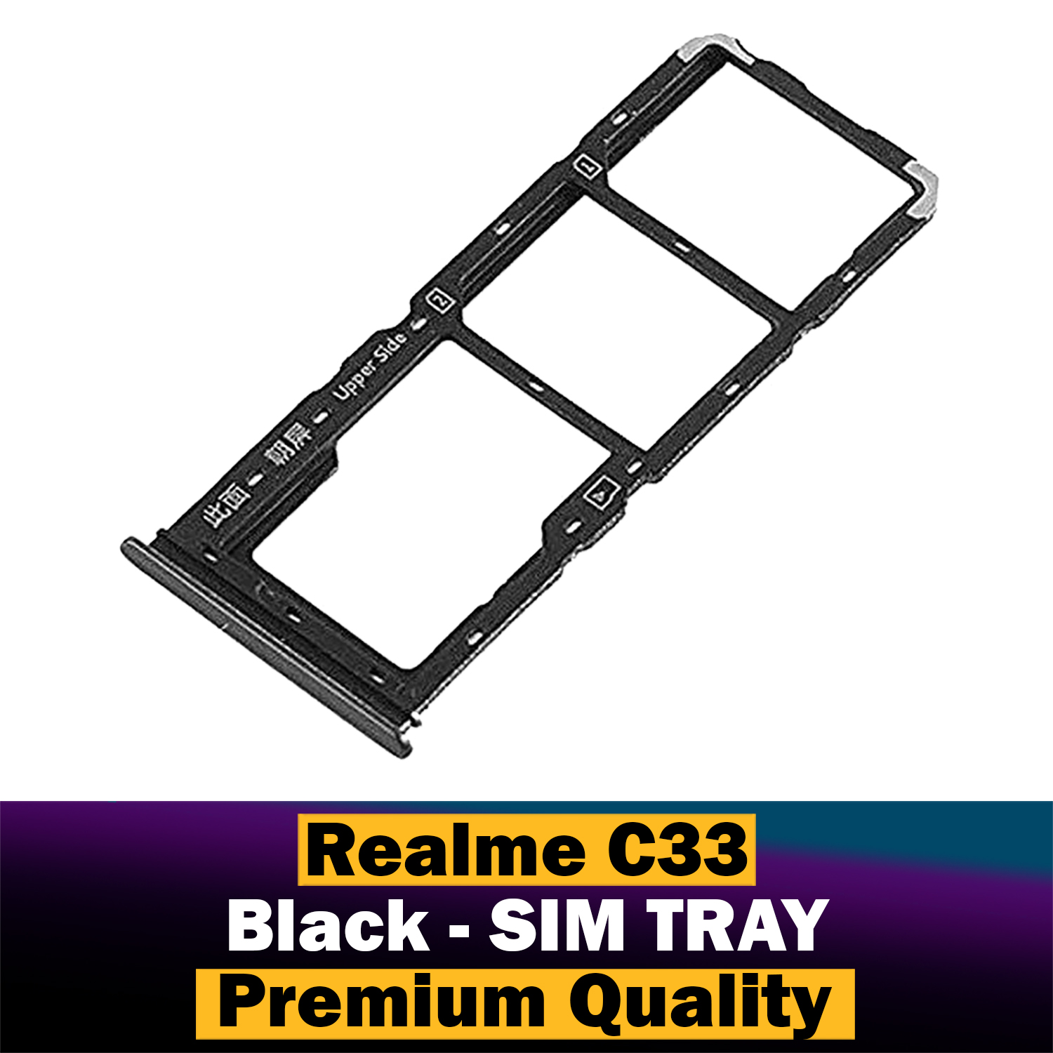 realme c33 sim slot