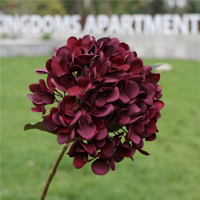 New Artificial Flowers Vintage Silk Hydrangea Bouquet Wedding