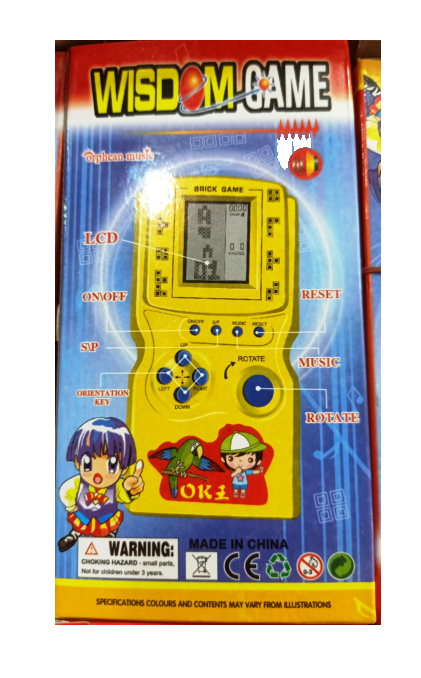 Blocks Brick Game Wisdom Game for Kids with Music Random Colors Made in China