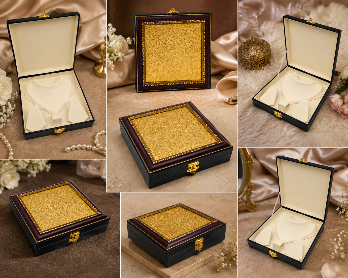 Stylish Bridal Jewelry Display Box | Fancy Necklace Storage Case