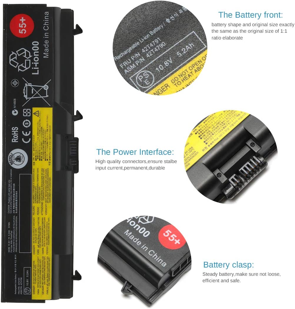 ASUNCELL Reserveaccu voor Lenovo ThinkPad L410 L420 L510 L520 T410 T420