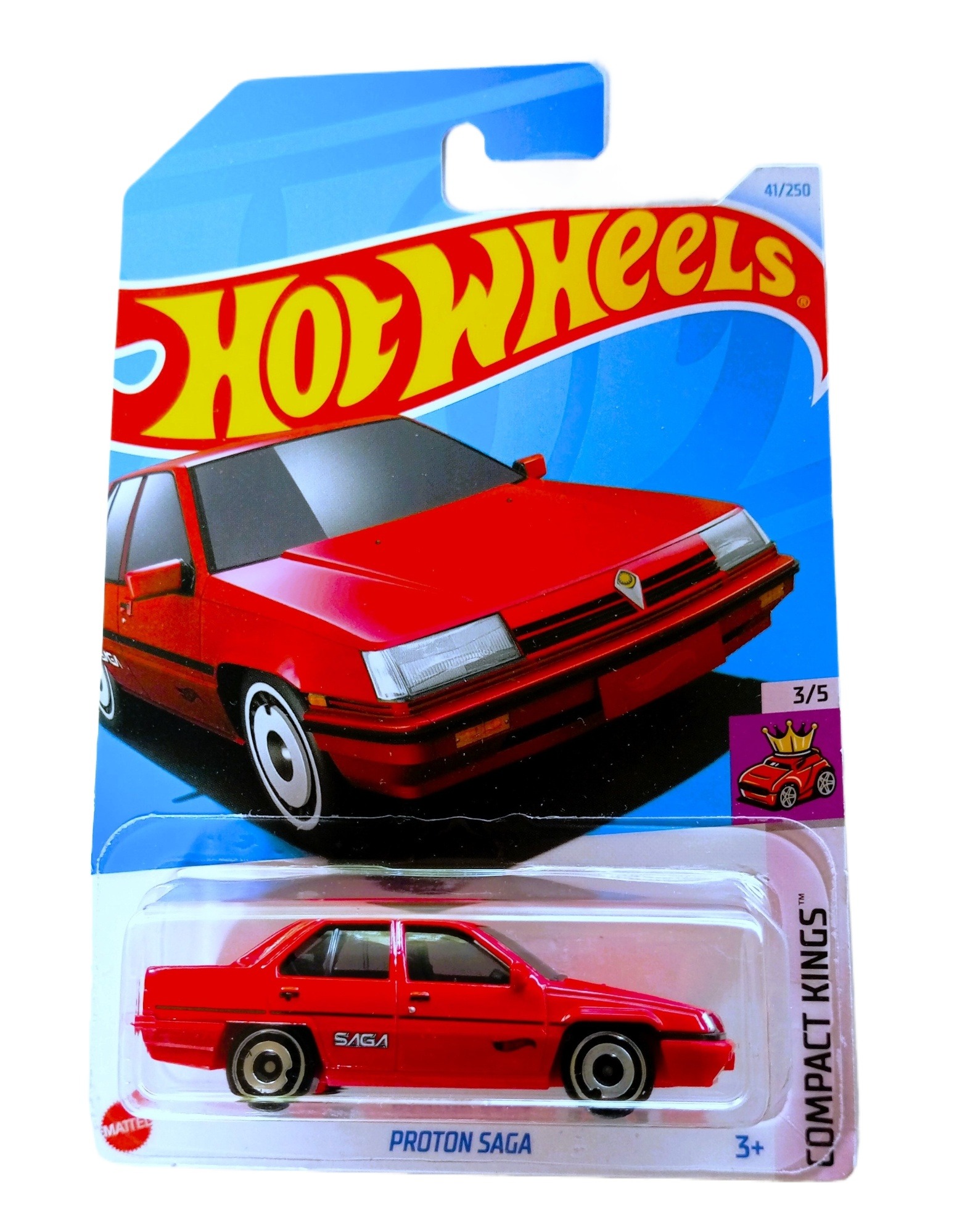 Hot Wheels Proton Saga 2024 New Models 1/64 Scale Diecast Vehicle