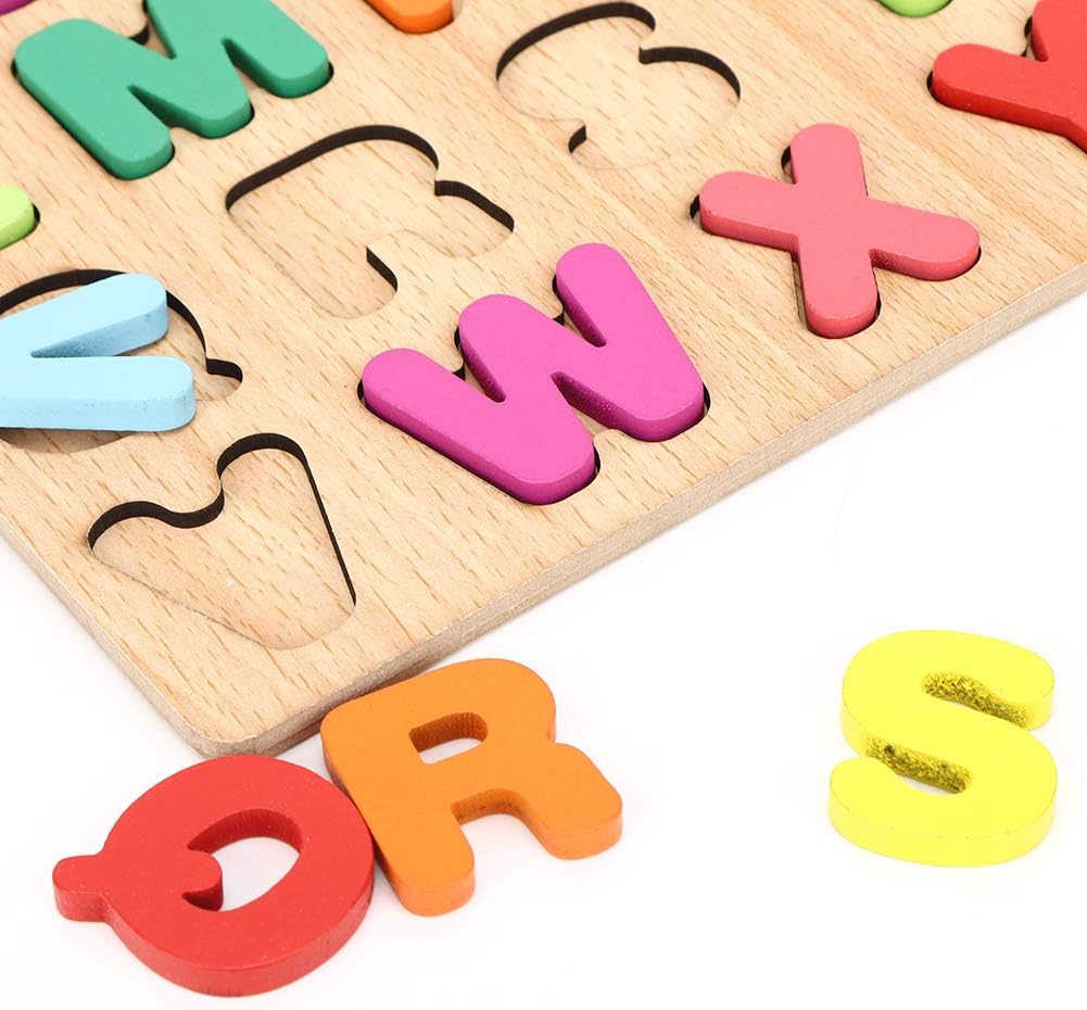 Alphabet/Number Learning Puzzle Board Toy | ABCD Early Childhood English learning Educational Toy | Cognition Letters | 3D Board | Learning Cognition Letters