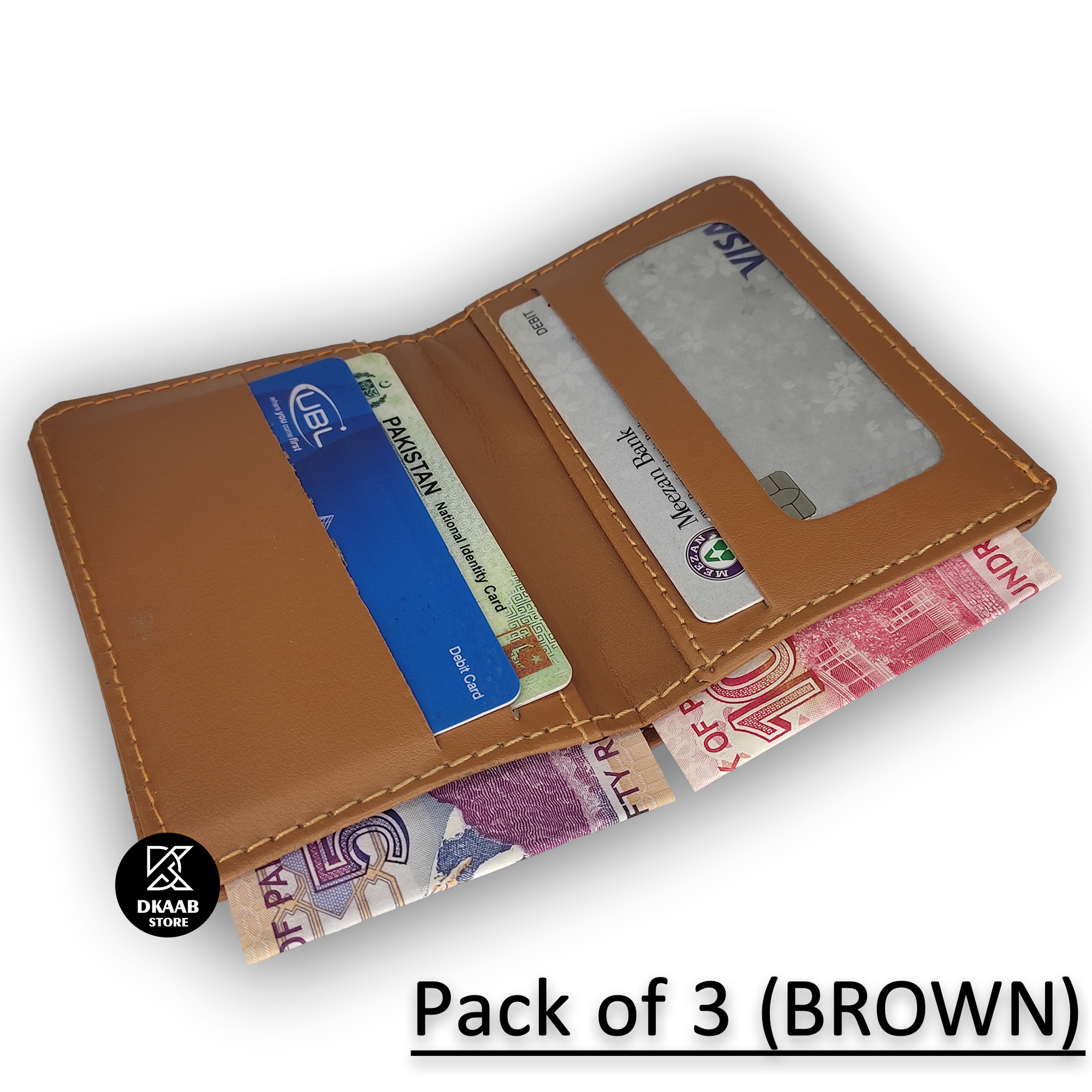 Slim Card Holder Wallet for Men and Boys Without Button