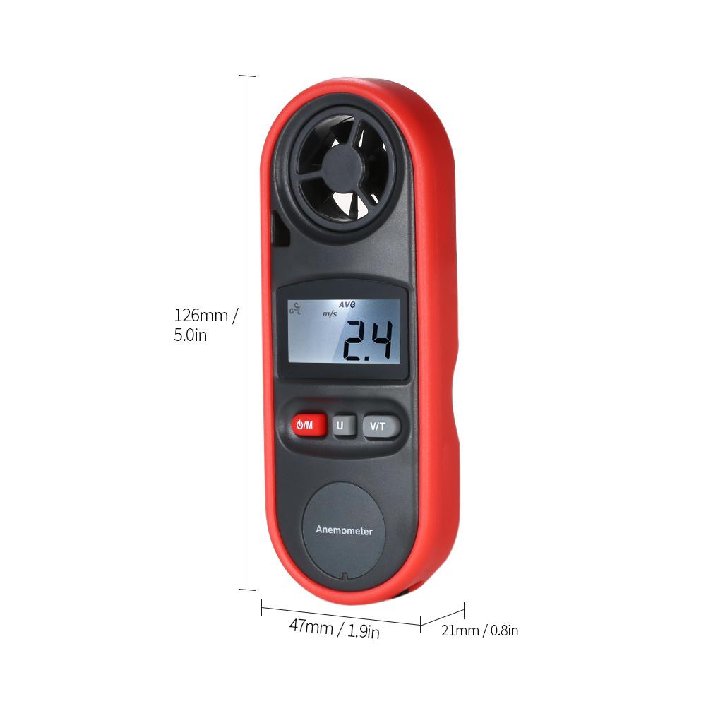 Mini Anem metro Digital Beaufort Scale IP67 Term metro Anemometro De M