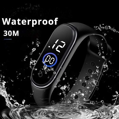 Waterproof Sport M4 Touch Led Digital Watch For Boys & Girls - All Colours