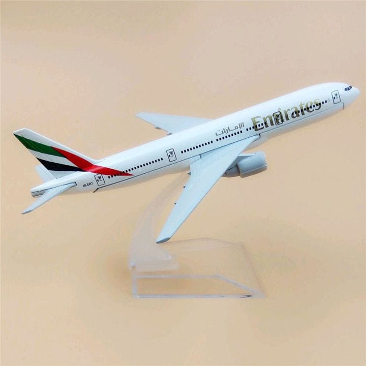 Fly Emirates AIRBUS A320 Airplane Model Metal small (16 cm) Airline Model for decoration Aircraft Model 1:400 Scale Metal Aviation diecast Model miniature room décor and office decor