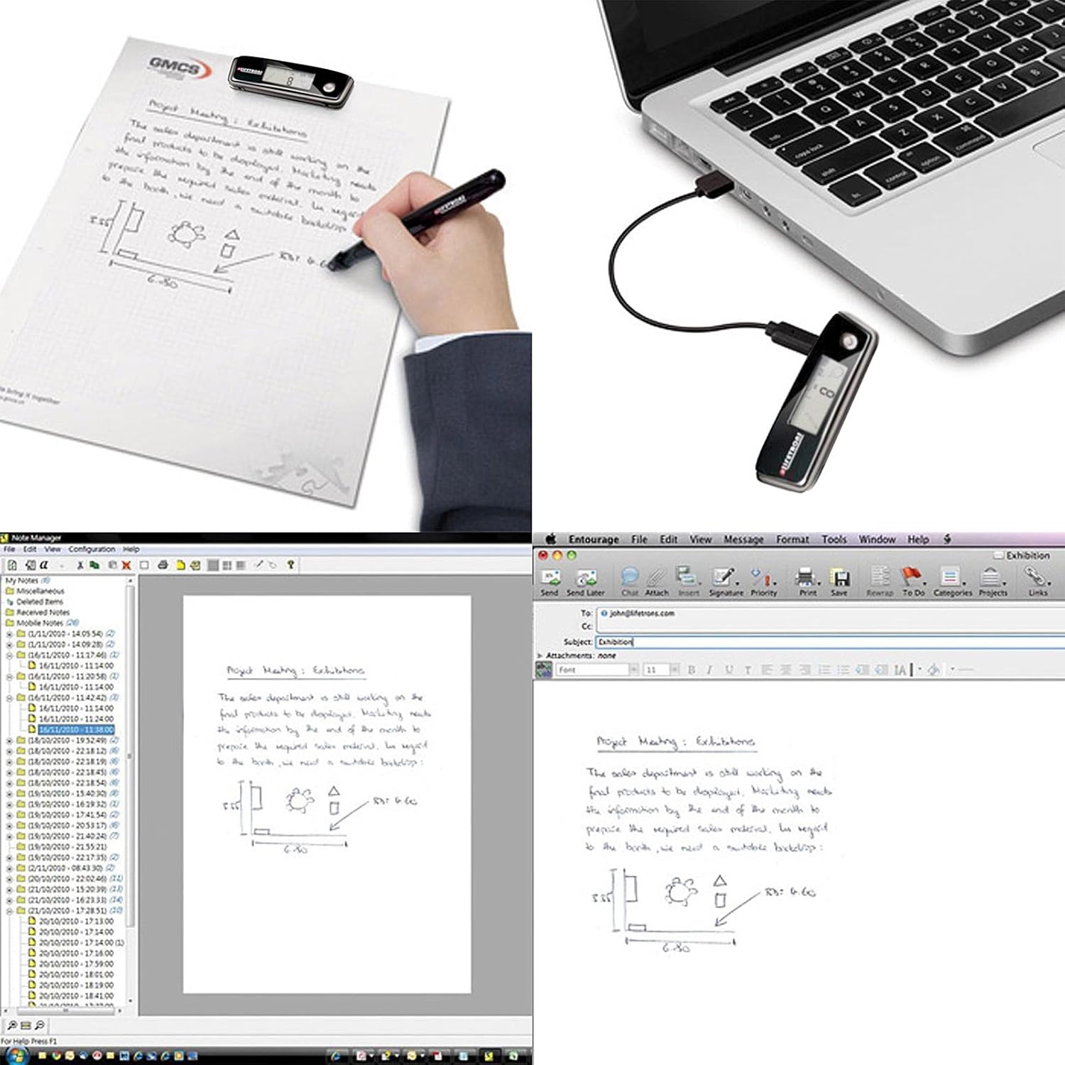 Lifetrons Business Note Writer Smart Pen 7.9mm Ultra-slim Deluxe
