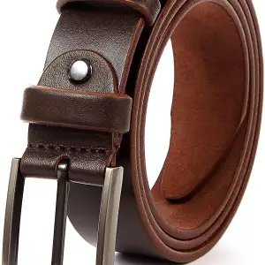 1pc Men's Plaid Pin Buckle Belt Youth Waist Belt For Men Boys Gifts