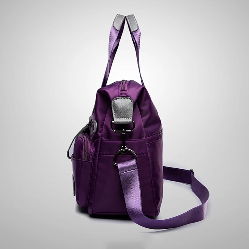 Nylon Handbag For Women Large Capacity Waterproof Shoulder Crossbody Messenger Bag Durable Travel Bag