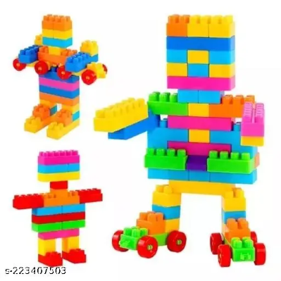 Building Blocks for Kids Big Size and Small Size High Quality for Kids Early Learning Toys & Creative Model Playing Building Block Toy (set of 50, set of 100, set of 200